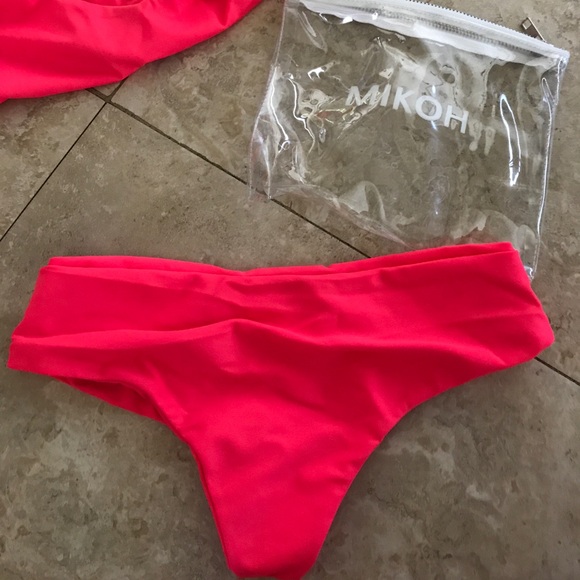 Mikoh Bright Pink Bikini Set - Picture 3 of 4